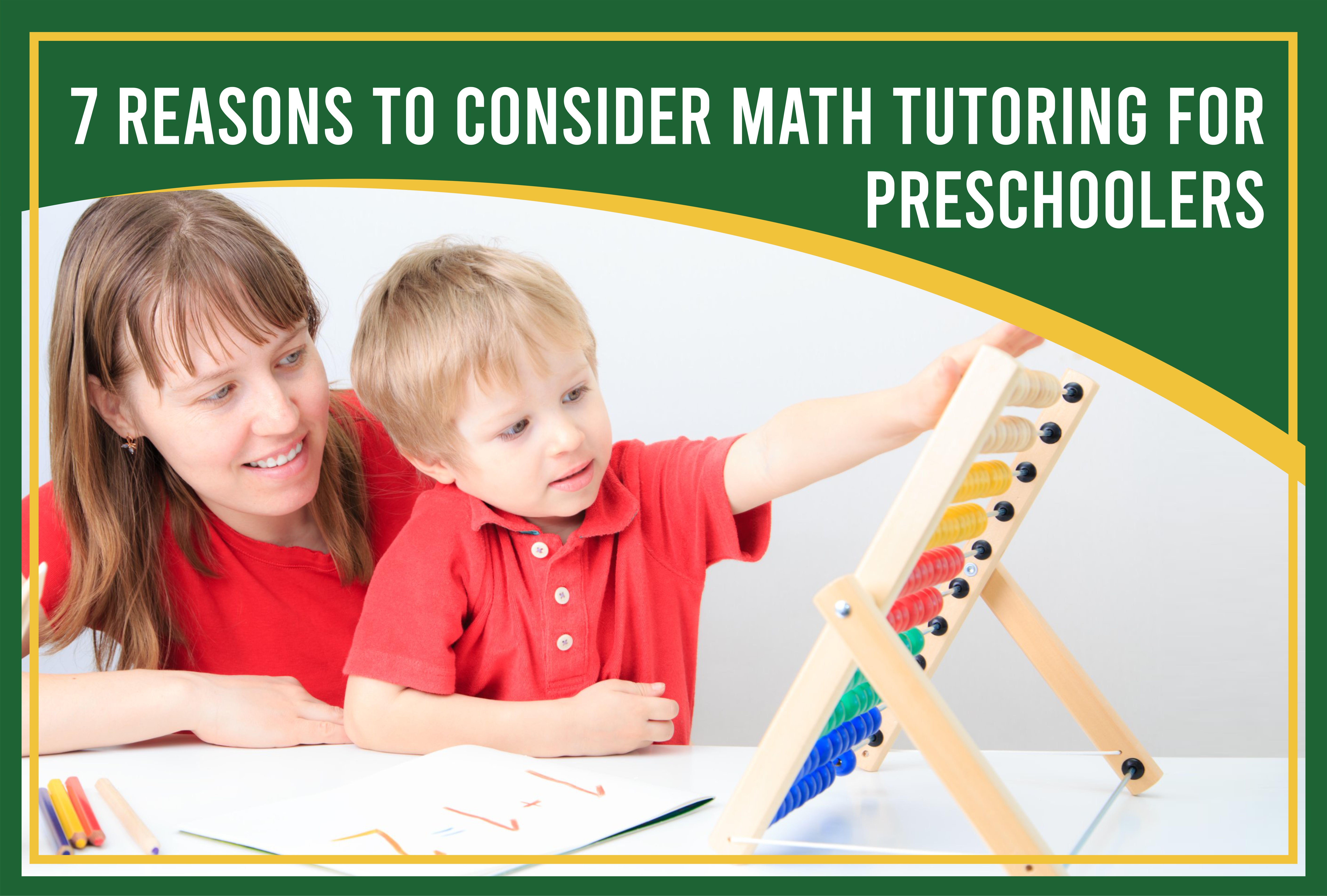 7 Reasons to Consider Math Tutoring for Preschoolers Mrs. Myers